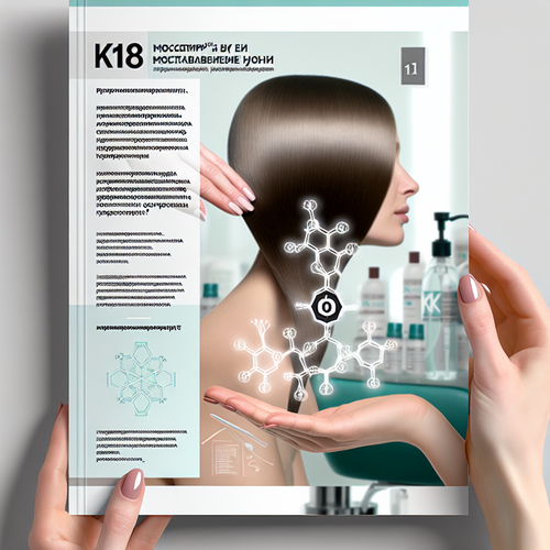 Салонная обложка: модель с восстановленными волосами и молекулярная графика
