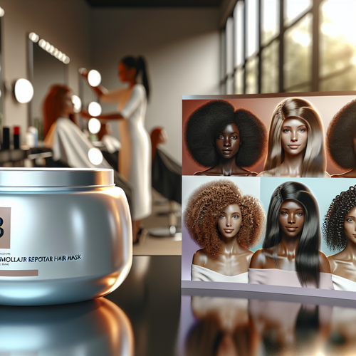 Salon cover: k18 product with diverse models showing shiny, healthy hair